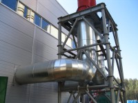 Изображение из альбома Изготовление и монтаж дымовых труб, газоходов, клапанов, компенсаторов и емкостей дизельного топлива.
