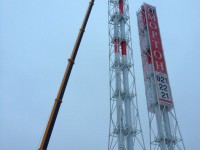 Изображение из альбома Монтаж дымовой трубы высотой 78 метров