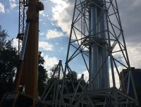 Изображение из альбома Изготовление пятиствольной дымовой трубы 80 метров