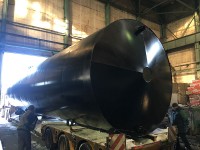 Изображение из альбома Производство двух резервуаров горизонтальных стальных подземных РГСП-100
